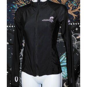 Seaside Walk Nueave Black And Pink Running Jacket